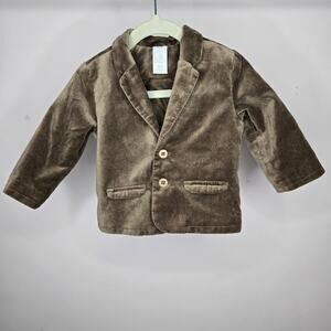 H&M Baby Boy's Brown Blazer Jacket Size 6mo.